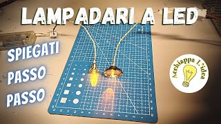 Lampadario a led  Accessori per Presepe fai da te [upl. by Nhguavaj]