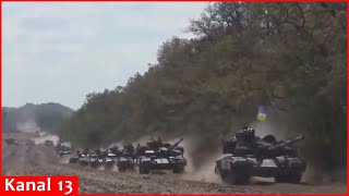 After Russian counteroffensive in Kurk a large number of Ukrainian military equipment entered Kursk [upl. by Audrye]