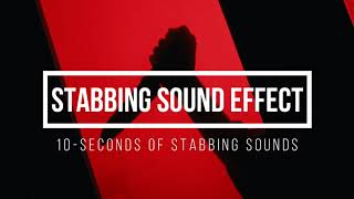 Stabbing Sound Effect 🔪 Horror Movie Stabbing Sounds [upl. by Fanchan]