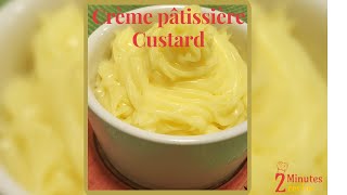 2 Minutes Recipe  Crème pâtissière fait maison facile rapide et gourmande [upl. by Na]