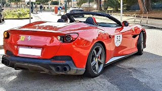 Ferrari Portofino M Is Loud Cold Start Revs  Acceleration amp FlyBy  V8 Sound  Short Review 4K [upl. by Neroled]