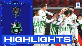 LecceSassuolo 01  Thorstvedt helps Sassuolo to away win Goal amp Highlights  Serie A 202223 [upl. by Ynnel]