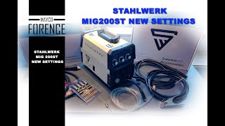 Stahlwerk MIG200St New Settings Part 5 [upl. by Stephanie]