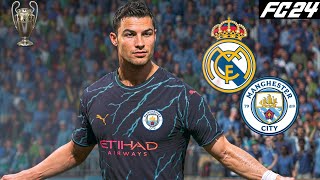 FC 24  Real Madrid vs Manchester City Ft Neymar Halland  UEFA Champions League Final  4K [upl. by Deena]