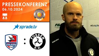 06102024  Pressekonferenz  Heilbronner Falken vs EV Füssen [upl. by Otsuaf]