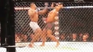 When Francis Ngannou Knocked Out Alistair Overeem [upl. by Anaujd]