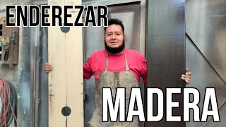 Técnica para enderezar madera [upl. by Amikan]