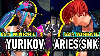 KOF XV ▰ YURIKOV IslaMeitenkunBlue Mary vs ARIES SNK IoriIslaChizuru [upl. by Nospmis]