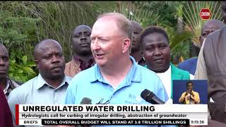 Hydrologists call for curbing of irregular drilling abstraction of groundwater [upl. by Eirruc]