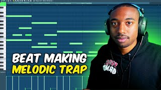 FL Studio Melodic Trap Beat Tutorial [upl. by Ioves]