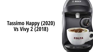 Bosch Tassimo Happy Machine vs Vivy 2 [upl. by Bruyn144]