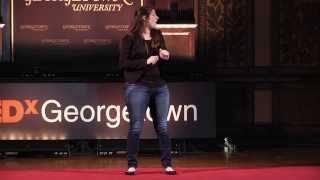 Not the hearing or Deaf world  Heather Artinian  TEDxGeorgetown [upl. by Zashin942]