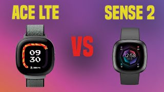 Fitbit Ace LTE vs Fitbit Sense 2  Full Specs Compare Smartwatches [upl. by Asset206]