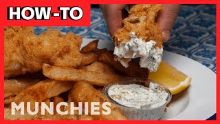 Fish amp Chips with Fresh Tartar Sauce [upl. by Anaiv]