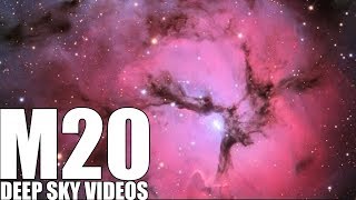 M20  Trifid Tebula  Deep Sky Videos [upl. by Alarick829]