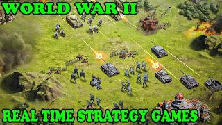 6 WW2 RTS amp Strategy Games For Android iOS  World War 2 RTS Mobile [upl. by Essinger925]