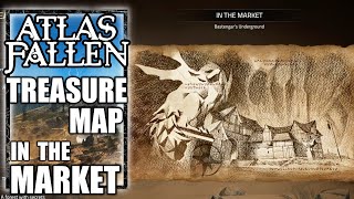 Atlas Fallen  Treasure Map Location  In the Market  Sunken City of Lothville [upl. by Gloriana451]