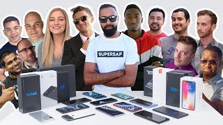 Which SMARTPHONES Do We Use 2017 YOUTUBER Edition with Casey Neistat MKBHD iJustine  More [upl. by Feriga637]