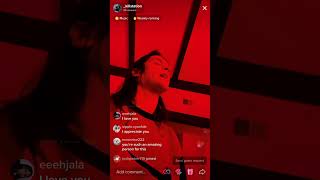 Killstation singing Premonition Video from TikTok Live 16122021 [upl. by Thurstan]