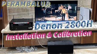 Denon AVRX2800H  Taga Harmony 807  Yamaha NsSW300 Installation amp Software Calibration [upl. by Mukul]