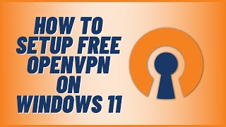 How to Setup Free OpenVPN on Windows 11 [upl. by Pasahow]