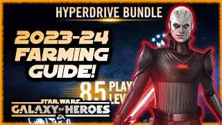 The Only Hyperdrive Bundle Farming Guide You Need for Star Wars Galaxy of Heroes in 202324 [upl. by Joellyn]