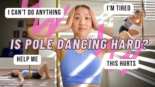 IS POLE DANCING REALLY THAT HARD  3 Things Beginner Pole Dancers Need to Know Part 1 [upl. by Joslyn]