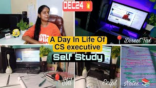 A Day In Life Of CS Executive Student 📚🔥 ll self study vlog 🥲notes 😖 csexecutive cs studyvlog ca [upl. by Enitsuj]