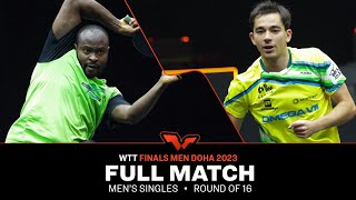 FULL MATCH  Hugo CALDERANO vs Quadri ARUNA  MS R16  WTTDoha 2023 [upl. by Nyrat286]