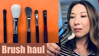 Hakuhodo Sonia g and Wayne Goss brush haul First impressions [upl. by Ubald831]