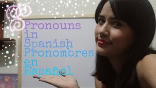 Pronouns in Spanish  Pronombres en Español [upl. by Manouch307]