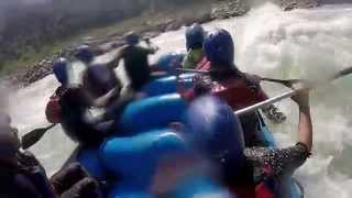 Rishikesh River Rafting  Roller Coaster Rapid [upl. by Somisareg136]