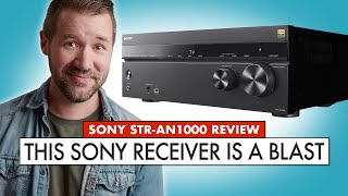 Save Your Money NEW SONY RECEIVER Sony STRAN1000 Review [upl. by Kurth551]