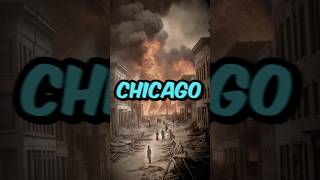 The Great Chicago Fire A City on Fire historyshorts history facts [upl. by Leban]