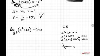 EQUAZIONI LOGARITMICHE DI III TIPO [upl. by Odracir]