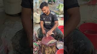 Amazing Big Poti Fish Super First Cutting fish fishcutting fishcuttingskills youtubeshorts [upl. by Ymac]