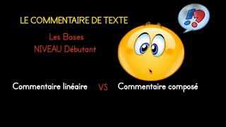 Commentaire composé français seconde niveau FACILE [upl. by Lidda824]