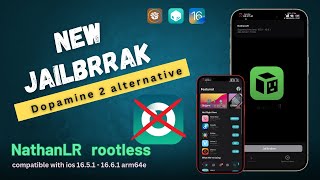 New rootless jailbreak iOS 1651  1661 arm64e  NathanLR jailbreak  Dopamine alternative [upl. by Oniger894]