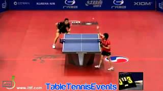 Xu Xin Vs Koki Niwa Round 3 Korea Open 2013 [upl. by Ynnavoig870]