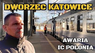 POCIĄGI NA KATOWICKIM DWORCU PKP duży ruch w niedzielny poranek IC EIP TLK POLREGIO vlog [upl. by Naeloj]