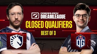 FIL Team Liquid vs OG BO3  DreamLeague Season 23  WEU Closed Qualifiers [upl. by O'Connell]