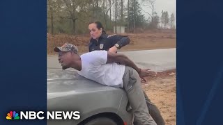 Video shows Alabama officer use stun gun on handcuffed man [upl. by Masson478]