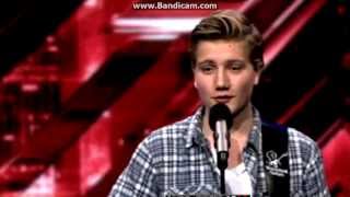 DK X Factor 2013 Anton Gerdes Wasteland  Audition [upl. by Munafo]