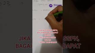 Cara Kira Pelepasan Cukai SSPN [upl. by Aramat291]