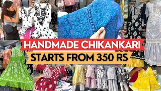 Pure Lucknowi Wholesale Market  New Born amp Women’s Chikankari Dresses  Prerna Korgaonkar [upl. by Mima]