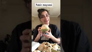 Hindistan cevizi deniyorum food mukbang eating [upl. by Nageet]