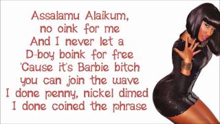 Nicki Minaj  Roger That Verse Lyrics Video [upl. by Rebba499]