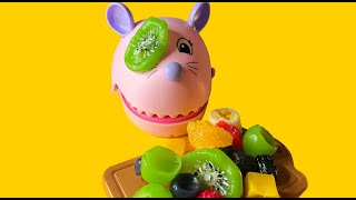 Playing with squishy fruits ASMR 🍍🍎🧅🌽🍆🍅 [upl. by Bred]