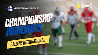 Seinäjoki Crocodiles vs Helsinki Roosters Highlights  2024 Maple Bowl 🇫🇮 [upl. by Frasco]