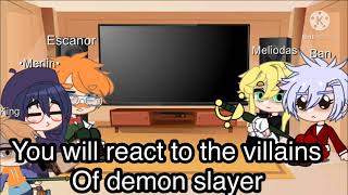 •Sds react to Demon Slayer•Uppermoons 22•Lemon Juice• [upl. by Hamal]